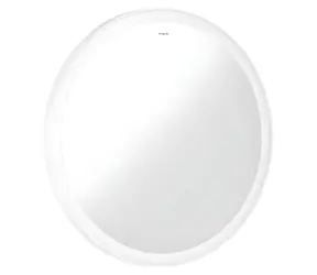 Hansgrohe Xarita Lite S bílá / Zrcadlo s LED osvětlením / O 70 cm / vypínač na stěně / IP44