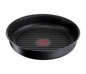 TEFAL Ingenio Unlimited Grilovací pánev 26 cm / Nerezová ocel / Odnímatelná rukojeť / Vhodná i na indukci