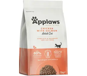 APPLAWS Granule pro kočky Chicken & Salmon / Bez obilovin / Hypoalergenní / Superprémiové / 7,5 kg