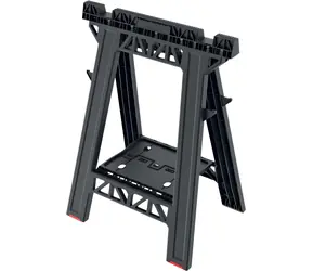 Kistenberg TECH STAND KTS8060 černá / Pracovní koza / výška 77 cm / plast