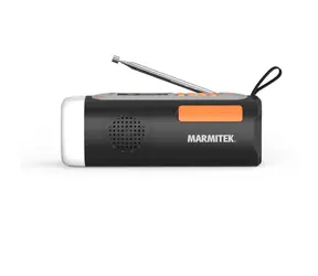 Marmitek RESQ 200 černá / Rádio / Bluetooth 5.3 / LCD displej / USB-C