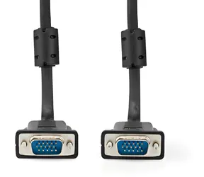 Nedis VGA kabel černý / Kabel / VGA-VGA / 3 m / Max. 1280x768