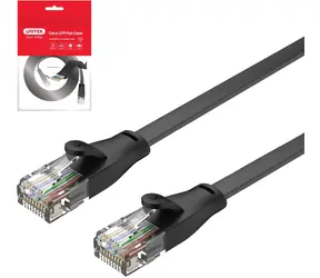 Unitek Patchcord Cat6 U/UTP černá / Patch kabel / 5 m