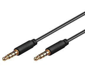 OEM Kabel Jack 3.5mm 4pin M/M 3m / Audio kabel / propojovací