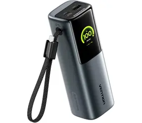 Vention Powerhive šedá / Powerbanka / 20 000 mAh / 2x USB-C / 1x USB-A