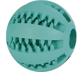 TRIXIE DENTAfun míč s mátou 5 cm / Hračka pro psa / přírodní kaučuk / dentální hygiena