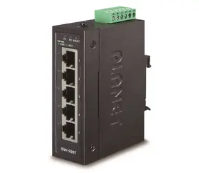 Planet ISW-500T / Switch průmyslový / 5x 10/100Base-TX / DIN / IP30 / -40 až 75 °C