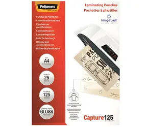 Fellowes ImageLast A4 125 mic / Laminovací fólie / lesklá / 25 ks