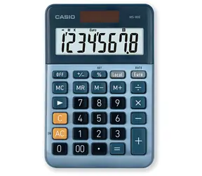 CASIO MS-80E / Stolní kalkulačka / osmimístná / duální napájení