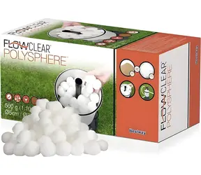 Bestway Flowclear Polysphere / Filtrační náplň pro bazénovou filtraci / PET / 500 g