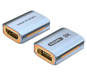 Vention HDMI spojka černá / Spojka / HDMI Typ A – Typ A / 4K 60Hz / pozlacené kontakty