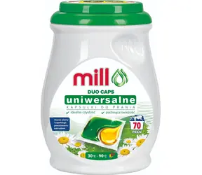 MILL Kapsle na praní Duo Professional / 70 ks / na barevné a bílé prádlo