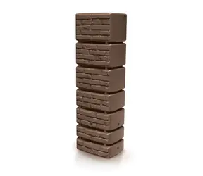 Prosperplast TOWER BRICK rustikální cihlová 350 l / Sud na dešťovou vodu / 180x38,4 cm / plast