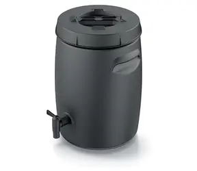 PROSPERPLAST Kompostér COMBIOLIQ černá / Objem 25 L / Šířka 29,6 cm / Výška 42,5 cm / Plast