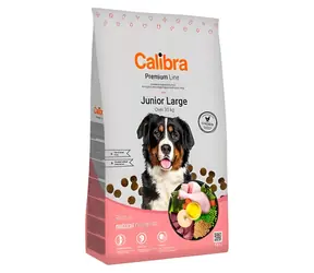 Calibra Premium Line Junior Large 12 kg / Granule pro psy / kuřecí / velká plemena / štěňata