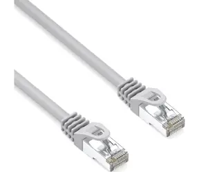 Logo LAN kabel S/FTP Cat 6a 20m šedá / Patch kabel / 2x RJ45 / 10 Gb/s / PVC
