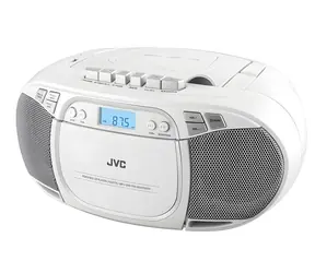 JVC RC-E451W bílá / Přenosný přehrávač / CD / Kazeta / FM / Bluetooth / USB / 3,2 W