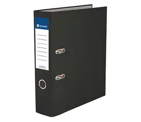 VICTORIA OFFICE Pákový pořadač Basic černý / 75 mm / A4 / PP/karton