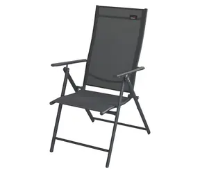 Cattara PULA tmavě šedá / Židle kempingová skládací / nosnost: 120 kg