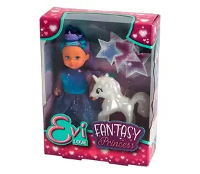 SIMBA Panenka Evička Fantasy princezna s jednorožcem / Panenka / 12 cm