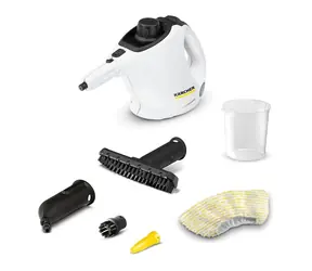 Kärcher SC 1 / Parní čistič s příslušenstvím / 1200W / Tlak 3 bar / 0,2 l / Doba ohřevu 3 min