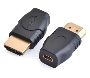 OEM Redukce micro HDMI Typ D (F) - HDMI Typ A (M) / Redukce / Full HD 1080p / pozlacené konektory
