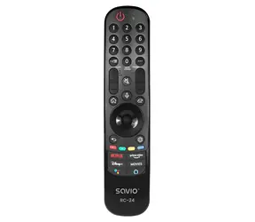 Savio RC-24 / Dálkový ovladač / pro televizory LG / Smart TV / univerzální