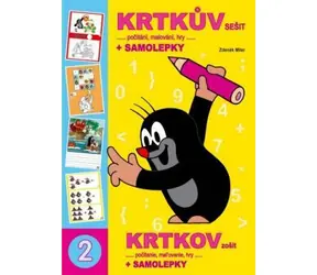 Rappa Pracovní sešit se samolepkami Krtek / A4 / 24 stran