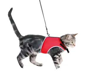 TRIXIE Postroj-vestička XCat pro kočky / obvod 24-42 cm / vodítko 120 cm / reflexní prvky
