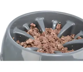 TRIXIE Plastová miska k pomalému krmení slunečnice / Miska pro psy / Protiskluzová / 1,4 l / o 25 cm