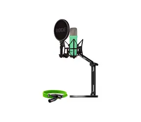 Rode NT1 Signature světle zelená / Kondenzátorový mikrofon / XLR / stolní rameno