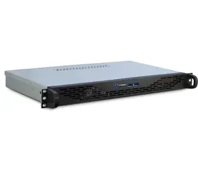 Inter-Tech K-125L černá / Skříň / 1U rack / Mini-ITX / hloubka 250 mm
