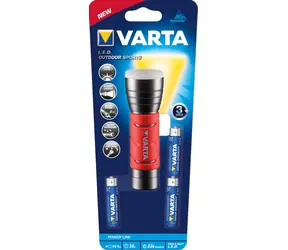 Varta LED Outdoor Sports černá/červená / Svítilna / 235 lm / 3x AAA / IPX4 / dosvit 151 m