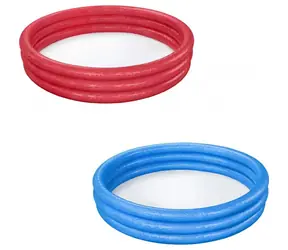 Bestway 51027 / Nafukovací bazén / O 183 cm / 480 l / černá/zelená/červená