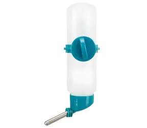 TRIXIE Napáječka s plastovým úchytem 250 ml / Napáječka / Nerez, plast / Kuličkový uzávěr