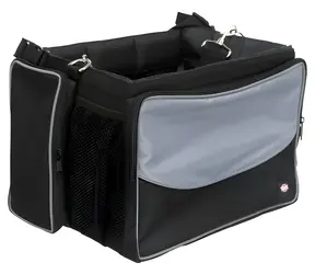 TRIXIE Front-Box přepravní box na řídítka šedý / 41x26x26 cm / max. 6 kg