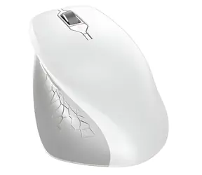Cherry STREAM MOUSE COMFORT bílá / Ergonomická myš / 4000 DPI / 2.4GHz / USB nano / 1x AA