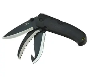 Cattara FORESTER / Zavírací nůž / 3v1 / 21 cm / nerezová ocel 3Cr13 / 2x pojistka