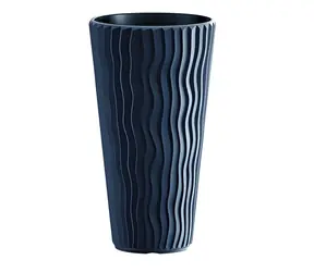 PROSPERPLAST SANDY SLIM antracit 29,7 cm / Květináč / Objem 22 l / Výška 53,1 cm