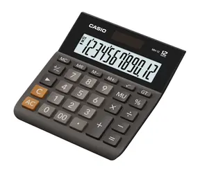 CASIO MH 12 černá / stolní kalkulačka / dvanáctimístná / duální napájení