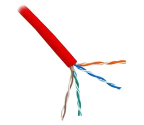 Planet Elite kabel UTP Cat5e červený / Instalační kabel / licna / 4pár / bez stínění / balení 305 m