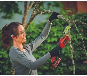 Einhell GE-GS 18/150 Li-Solo / Aku prořezávací pila / Délka čepele 150 mm / Max. tloušťka větve 10 cm / bez aku