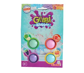 SIMBA Bublinkové bomby do koupele Glibbi Blubber / 4 ks / Barví vodu