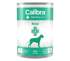 Calibra VD Dog Renal 400 g / Konzerva pro psy / podpora zdraví ledvin