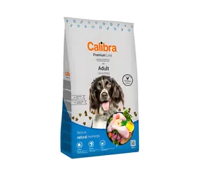 Calibra Premium Line Adult Chicken 12 kg / Granule pro psy / kuřecí / malá a střední plemena