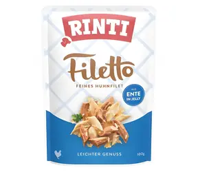 Finnern Rinti Filetto kuře a kachna v želé 100 g / Kapsička pro psy