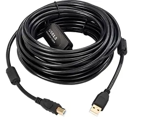 Cable USB 2.0 A-B aktivní kabel 20 m černá / Kabel / USB 2.0 / 480 Mbit/s