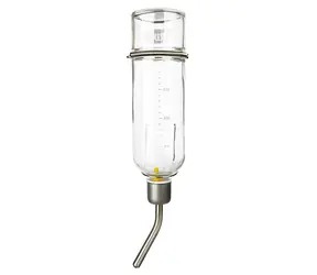 TRIXIE Napáječka skleněná pro činčily / Napáječka / 500 ml / úchyt na klec