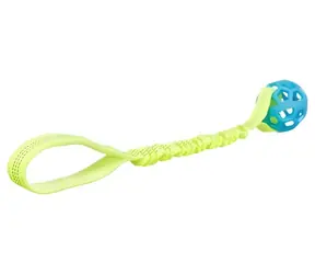 TRIXIE Bungee Tugger / Přetahovadlo pro psy / míč TPR / 7/48 cm