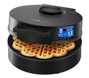 Clatronic WA 3832 černá / Vaflovač / 1200 W / 1 vafle / kulatý tvar